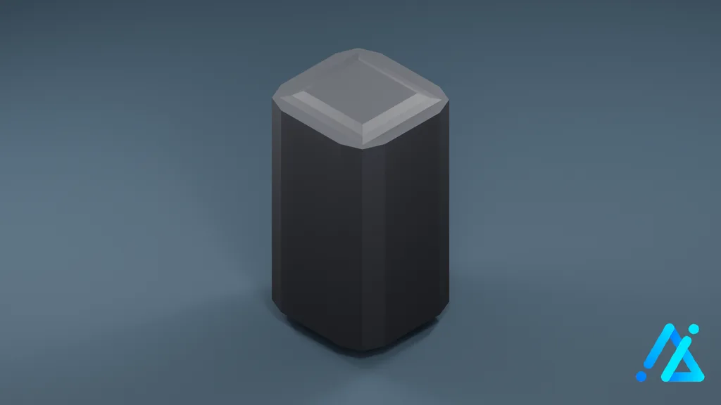 Low-Poly Water Heater 01 E — 3D model preview