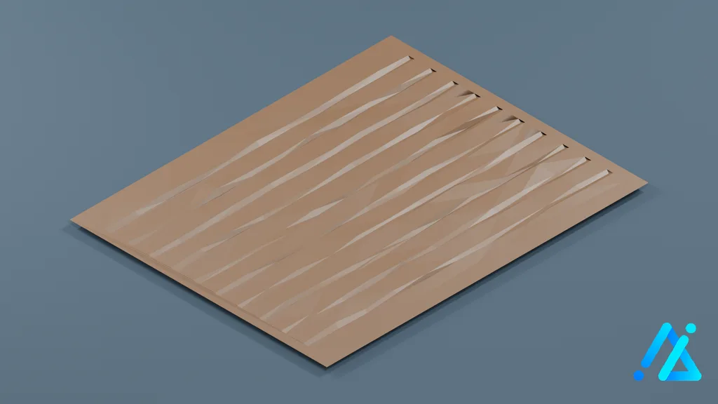 Low-Poly Field Tile 01 A — 3D model preview