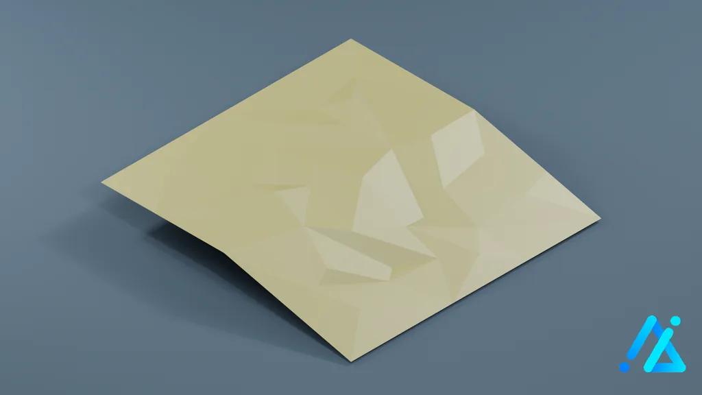 Low-Poly Village Ground Tile 01 B 39 — 3D model preview