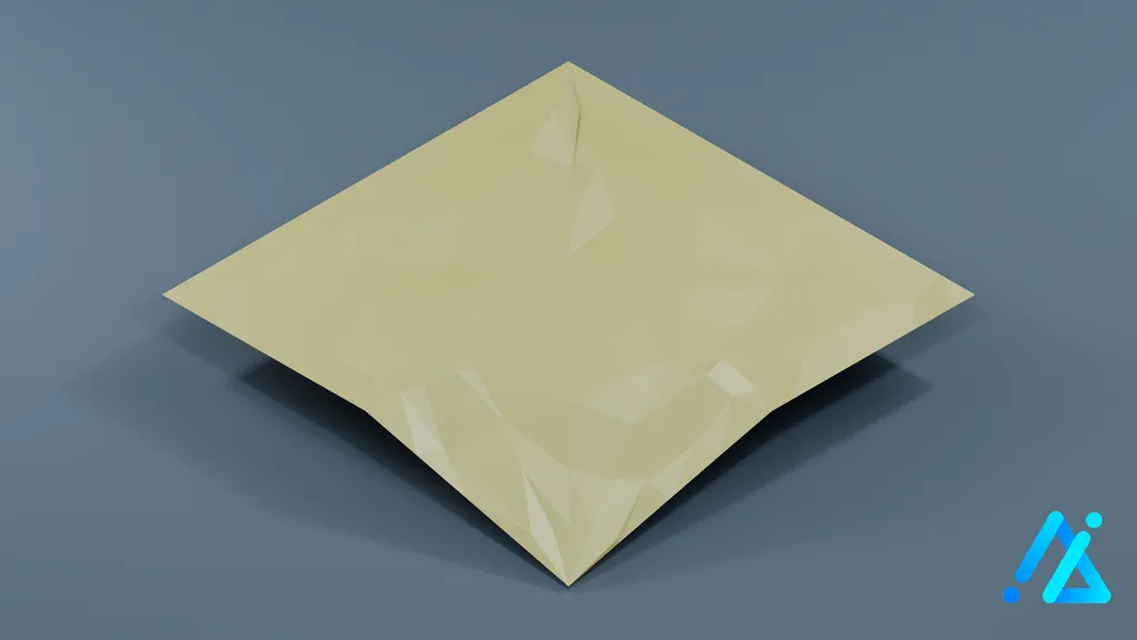 Low-Poly Village Ground Tile 01 C 8 — 3D model preview