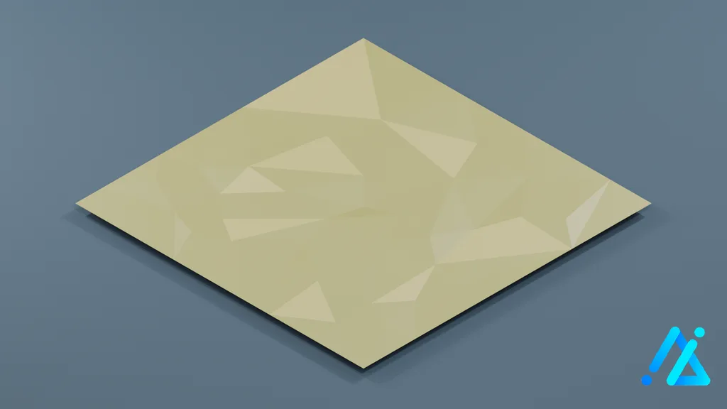 Low-Poly Village Ground Tile 02 D 1 — 3D model preview