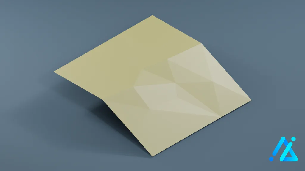 Low-Poly Village Ground Tile 03 B 1 — 3D model preview