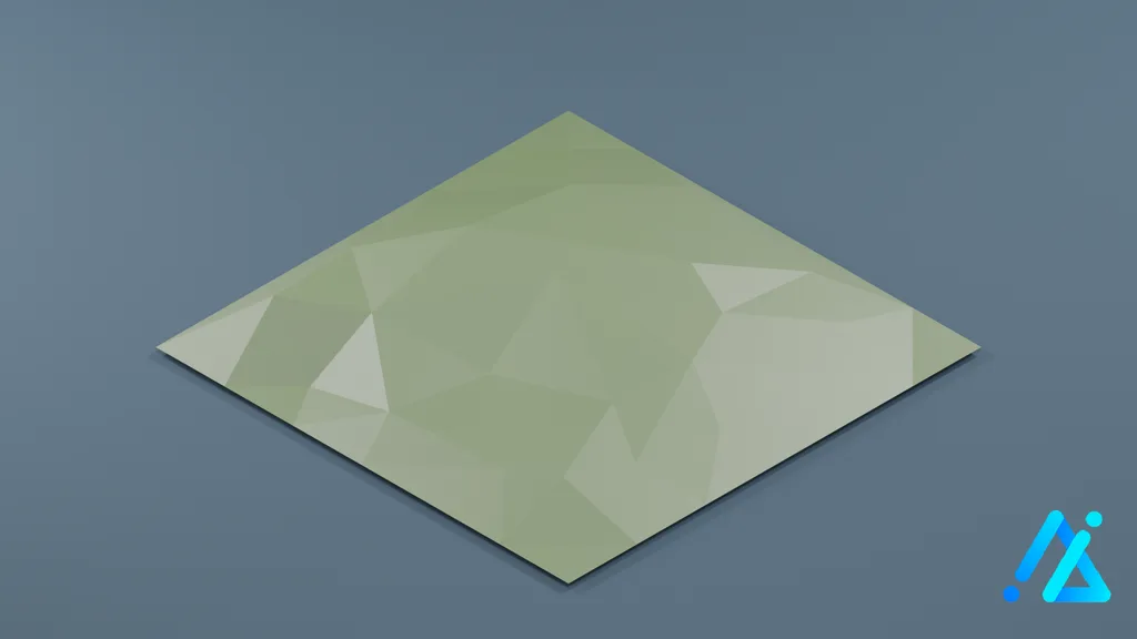 Low-Poly Village Ground Tile 05 B — 3D model preview