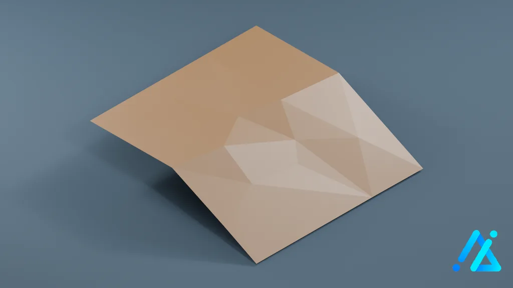 Low-Poly Village Ground Tile 21 B — 3D model preview