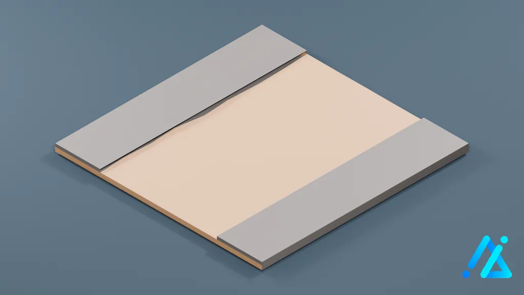 Low-Poly Village Ground Tile 03 B — 3D model preview