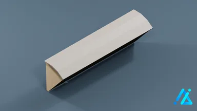 Low-Poly Cut Timber Piece 09