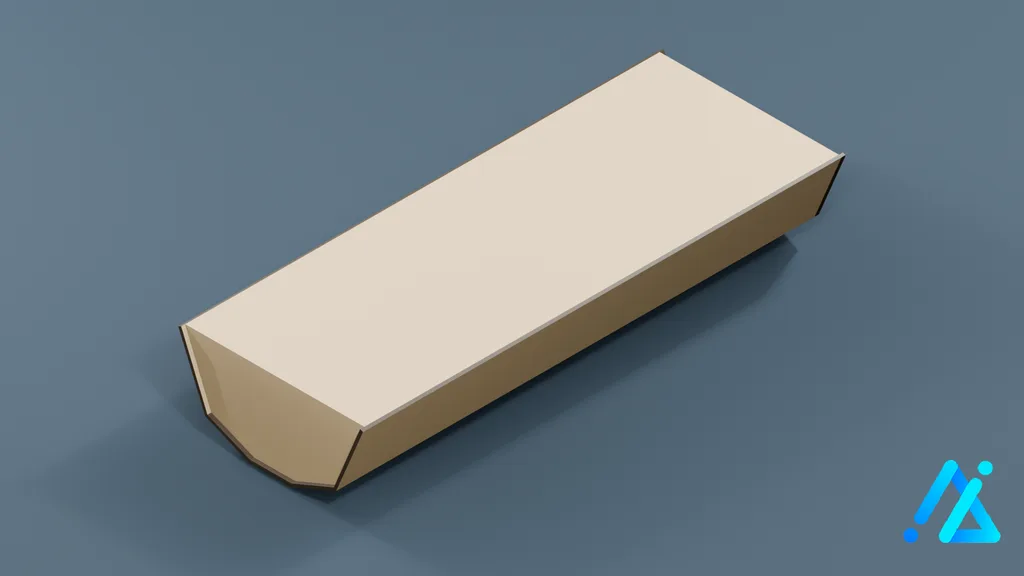 Low-Poly Cut Log 03 — 3D model preview