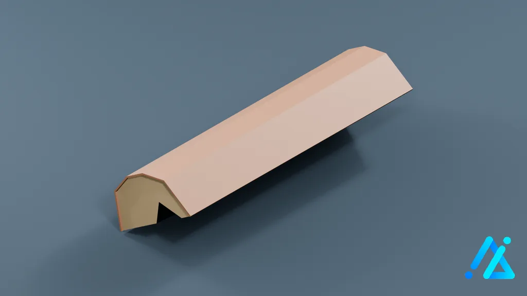 Low-Poly Cut Log 05 — 3D model preview