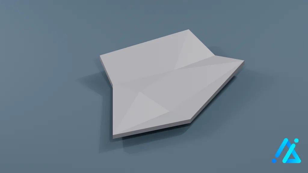 Low-Poly Rock Prop 04 — 3D model preview