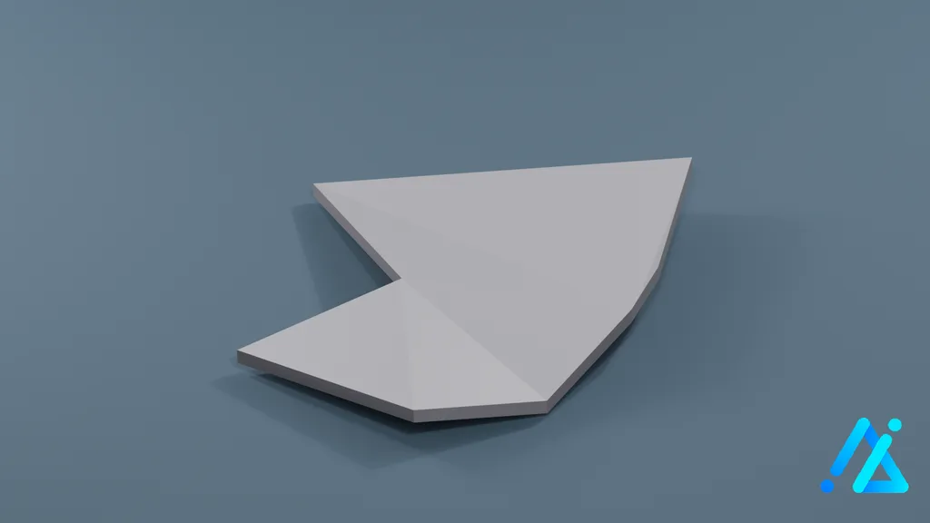Low-Poly Rock Prop 07 — 3D model preview