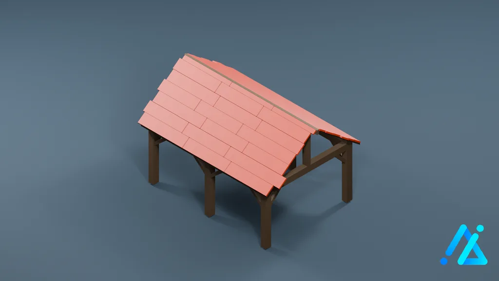 Low-Poly Stable 01 A — 3D model preview