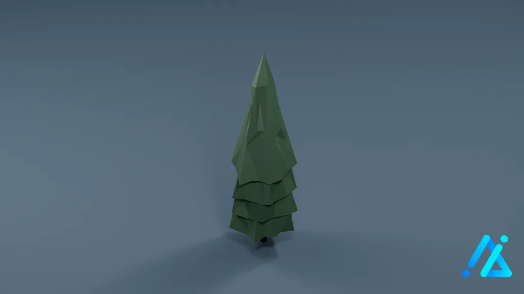 Low-Poly Tree 03 — 3D model preview