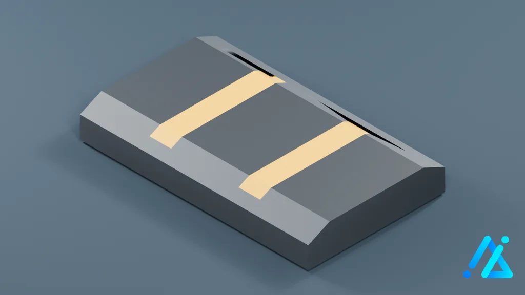 Low-Poly Road Speed Bump 02 — 3D model preview